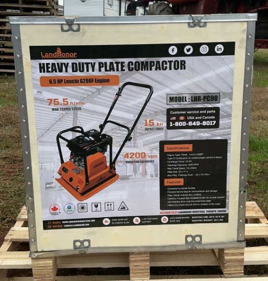 Land Honor Gas Powered Plate Compactor LHR-PC90