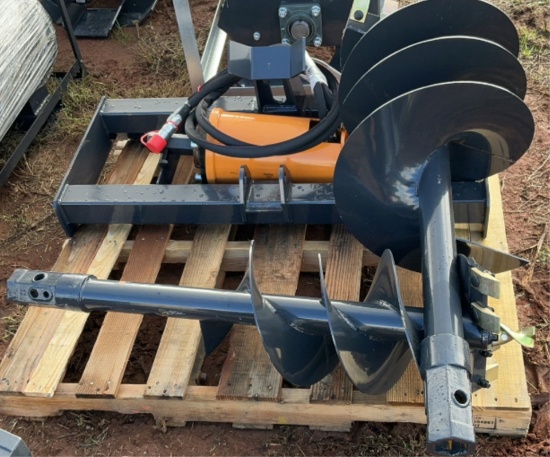 2025 Wolverine Auger Drive & Bit Skid Steer Attach