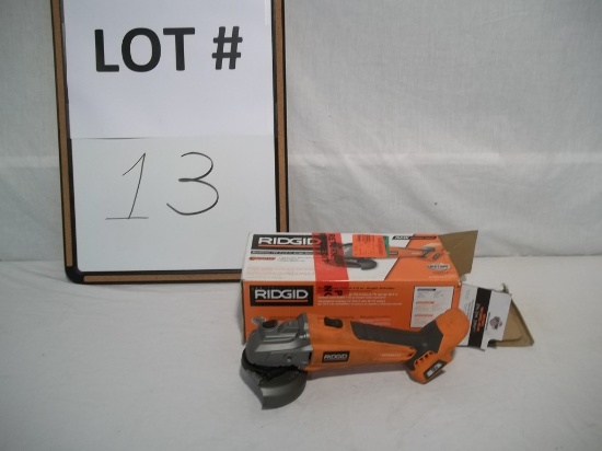 Ridgid Brushless 18-Volt 4-1/2" Angle Grinder,