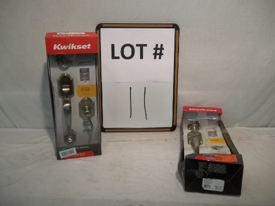 Lot of 2 Kwikset Smart Key Front Entry,