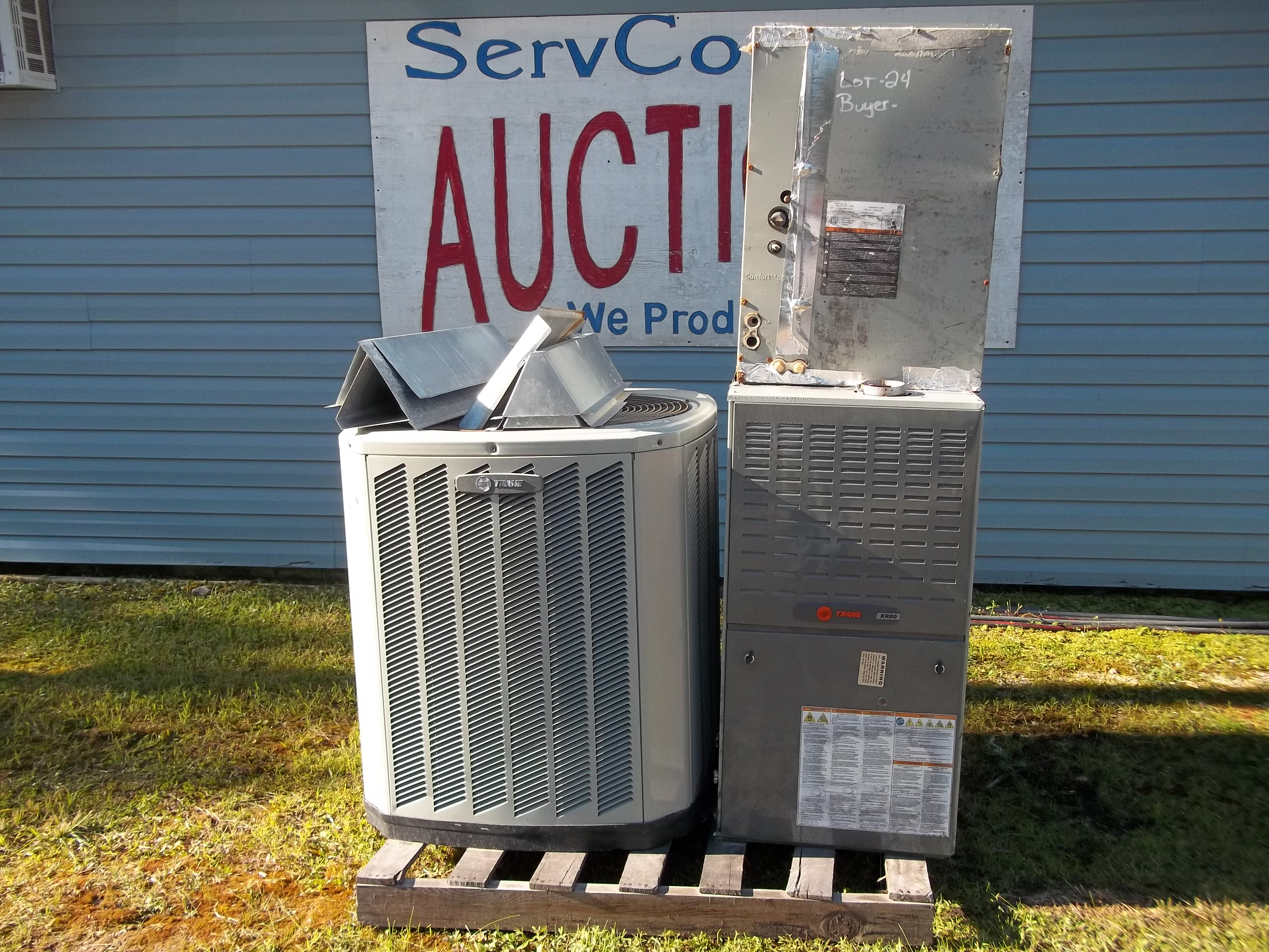 Trane XR80 5-Ton Furnace/Central AC Unit | Proxibid