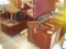 Lot on 2 Pallets of Credenza Hutch, End Table & Various Chairs