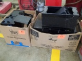 Lot of 2 Boxes of Center Consoles for Mounting of Radios, Whalen Controls, Etc