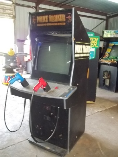 Police Trainer Property of Metro Police Academy Arcade Game