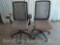 Lot of 2 Brown Therapeutic Office Chairs