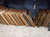 Approximately 19 Various Size Picture Frames & 35 Painting/Pictures