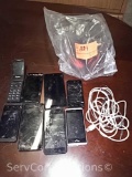 Lot of Various Smart/Flip Phones by UMX, LG, ZTE, HTC, Alcatel, ANS-working conditions unknown, some