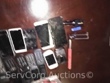 Lot of Selfie Stick, Charger Block, Various Smart/Flip Phones by Radio Shack, Samsung, LG,
