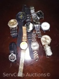Lot of Various Watches: Ice King, Aldo, Techno, Realities, Nova, Womage, Indiglo
