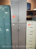 Grey 4-Door Metal Cabinet