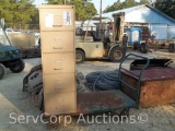 Lot of Cart & File Cabinet