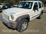 2004 Jeep Liberty Multipurpose Vehicle (MPV), VIN # 1J4GK48K54W209415