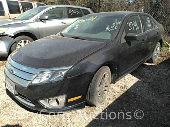 2012 Ford Fusion Passenger Car, VIN # 3FAHP0GA7CR118117