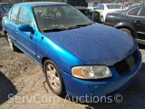 2006 Nissan Sentra Passenger Car, VIN # 3N1CB51D56L573982 Reconstructed