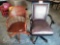 Lot of 2 various office chairs