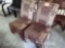 Lot of 2 high back chairs
