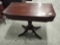 Lot of 3' x 3' fold top card table & oval corner table