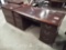 Lot of 5' desk with lateral file cabinet