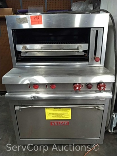 Vulcan 3-Phase commercial broiler over, works
