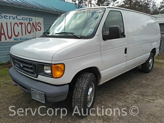 2006 Ford Econoline Van, VIN # 1FTNE24W16DA48092