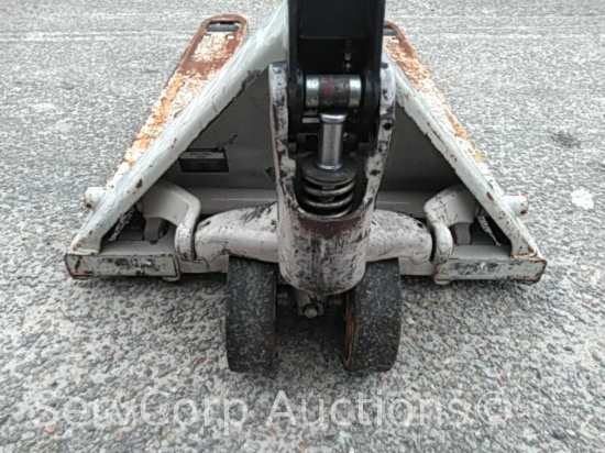 Crown pallet jack, raises & lowers