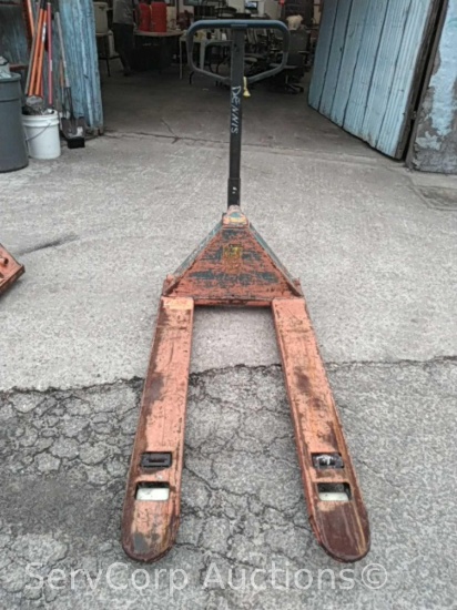 Pallet jack, raises & lowers