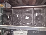 Lot of 4 Mayer sound speakers