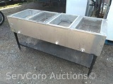 Eagle Open Well 4-Pan Electric Hot Food Table, working condition unknown