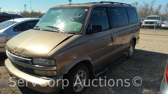 2000 Chevrolet Astro Van, VIN # 1GNDM19W7YB154893