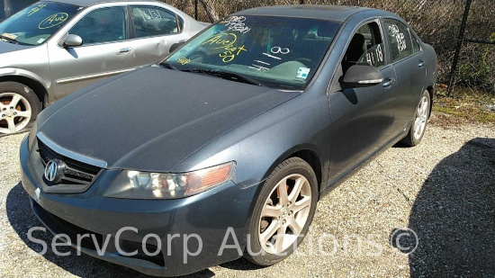 2005 Acura TSX Passenger Car, VIN # JH4CL96855C015586 Reconstructed