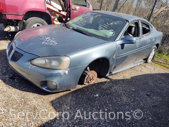 2006 Pontiac Grand Prix Passenger Car, VIN # 2G2WP552161154067