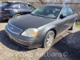 2007 Ford Five Hundred Passenger Car, VIN # 1FAHP24147G143196 Water Damage, Reconstructed