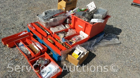 Lot on Pallet of various fittings & replacement parts, rapid barrier glands, ty-wrap, cornings,