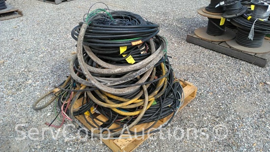 Lot on Pallet of various scrap wires