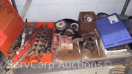 Lot of Drill Bits, Hole Saws, Hand Saws, Etc.