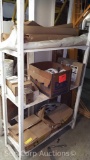 Lot on 3 Shelves of Flex Straps, Floor Protect, Regulators, Faucets, Rope, Piping Face Plates,