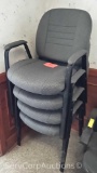 Lot of 4 Stack Chairs