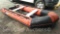 2001 Aquios 330 Inflatable Rescue Boat, Serial # A3311A311, 10.8-Ft, Has Leak in Rear Cone (Seller: