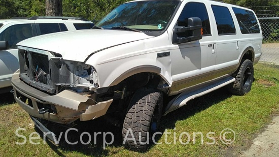 2005 Ford Excursion Multipurpose Vehicle (MPV), VIN # 1FMSU45P65ED46621