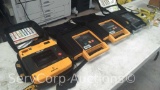 Lot of 2 Radiological Testers, 3 AED LifePak 500 Series & 1 AED LifePak 1000 Series, Working