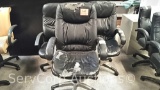 Lot of 3 Black Rolling Executive Chairs (Seller: City of Covington)