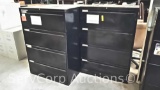 Lot of (3) Lateral 4-Drawer Metal Filing Cabinets (Seller: City of Covington)