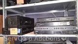 Lot on Shelf - Samson Servo 550 Amp, Bogen GS35 Amp, Gen Sound Wireless Mic Receiver, Audio-Technica