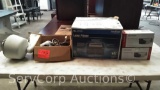 Lot on Shelf - Various Security Cameras, Brother Printer, Working Conditions Unknown (Private