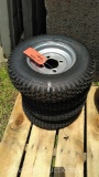 Lot of 4 TWI 4.80/4.00-8 Tires with Rims (Private Seller)