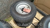 Lot of 4 TWI 4.80/4.00-8 Tires with Rims (Private Seller)