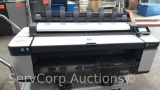 HP DesignJet T3500 Plotter, powers on, said to work before taken out of service, cart not included