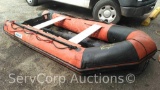 2001 Aquios 330 Inflatable Rescue Boat, Serial # A3311A311, 10.8-Ft, Has Leak in Rear Cone (Seller: