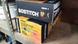 Lot on Shelf of Bostitch Roof Nailer & Coil Roofing Nails (Private Seller)
