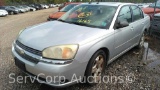 2005 Chevrolet Malibu Passenger Car, VIN # 1G1ZU54885F323167